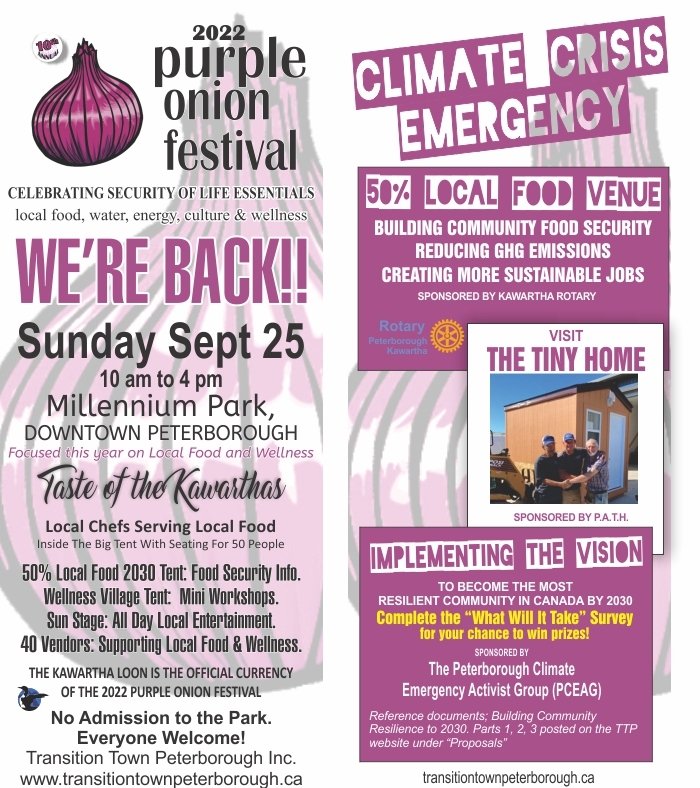 Purple Onion Festival Poster 2022