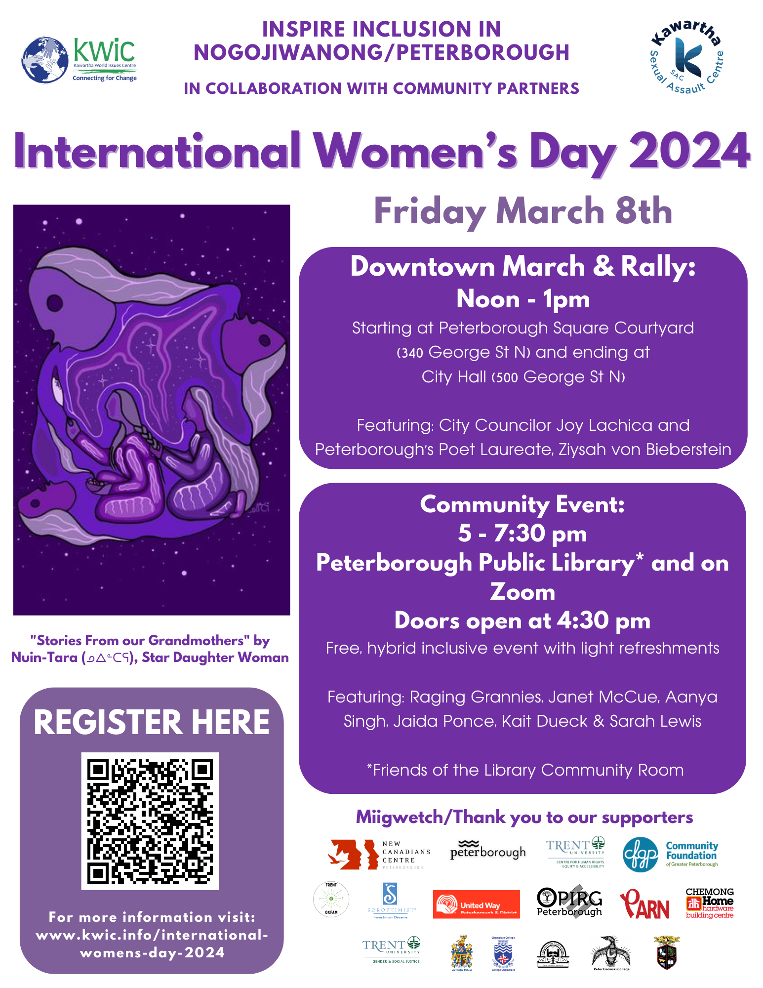 International Women's Day 2024 - Friday, March 8 - Rally & Event